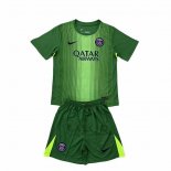 Maglia Paris Saint-Germain Portiere Bambino 2025-2026 Verde