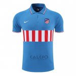 Maglia Polo Atletico Madrid 2022-2023 Blu