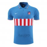Maglia Polo Atletico Madrid 2022-2023 Blu