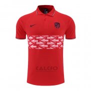 Maglia Polo Atletico Madrid 2022-2023 Rosso