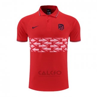 Maglia Polo Atletico Madrid 2022-2023 Rosso