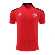 Maglia Polo Manchester United 2022-2023 Rosso