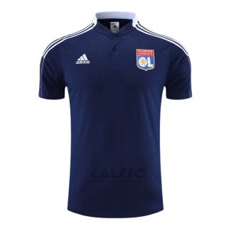 Maglia Polo Olympique Lione 2022-2023 Blu