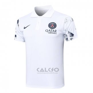 Maglia Polo Paris Saint-Germain 2024-2025 Bianco