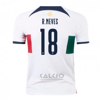 Maglia Portogallo Giocatore R.neves Away 2022