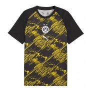 Maglia Prematch Borussia Dortmund 2026-2027 Nero Giallo