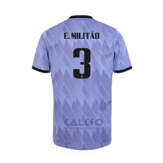 Maglia Real Madrid Giocatore E.militao Away 2022-2023