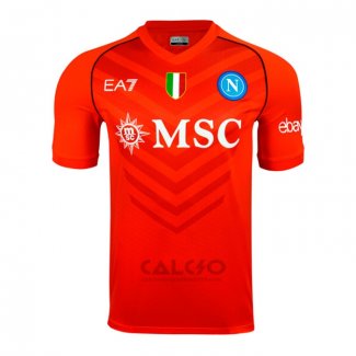 Maglia Napoli Portiere 2023-2024 Arancione Thailandia