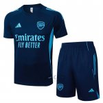 Tuta da Track Arsenal Manica Corta 2025-2026 Blu - Pantaloncini
