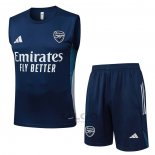 Tuta da Track Arsenal Senza Maniche 2025-2026 Blu Bianco