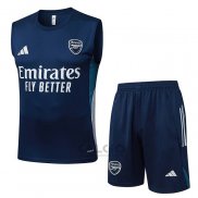 Tuta da Track Arsenal Senza Maniche 2025-2026 Blu Bianco