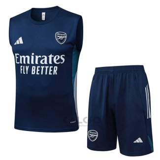 Tuta da Track Arsenal Senza Maniche 2025-2026 Blu Bianco