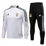 Tuta da Track Felpa Benfica 2021-2022 Bianco