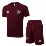 Tuta da Track Fluminense Manica Corta 2025-2026 Rosso - Pantaloncini