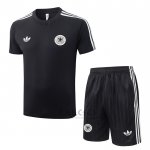 Tuta da Track Germania Manica Corta 2026-2027 Nero - Pantaloncini
