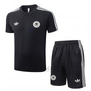 Tuta da Track Germania Manica Corta 2026-2027 Nero - Pantaloncini