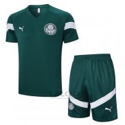 Tuta da Track Palmeiras Manica Corta 2023-2024 Verde - Pantaloncini