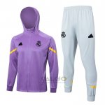 Tuta da Track Real Madrid 2024-2025 Purpura