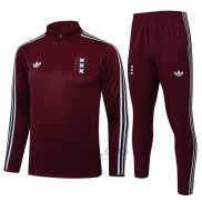 Tuta da Track di Felpa Ajax 2025-2026 Rosso