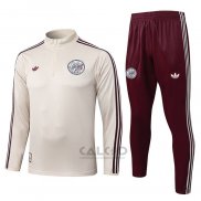 Tuta da Track di Felpa Ajax Bambino 2025-2026 Giallo