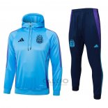 Tuta da Track di Felpa Argentina Bambino 2024-2025 Blu