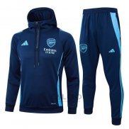 Tuta da Track di Felpa Arsenal 2024-2025 Blu