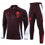 Tuta da Track di Felpa Bayern Monaco 2024-2025 Rosso
