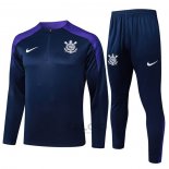 Tuta da Track di Felpa Corinthians 2024-2025 Blu