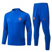 Tuta da Track di Felpa Francia 2026-2027 Blu