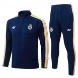 Tuta da Track di Felpa Real Madrid 2026-2027 Blu