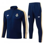 Tuta da Track di Felpa Real Madrid 2026-2027 Blu