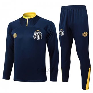Tuta da Track di Felpa Santos 2025-2026 Blu