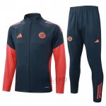 Tuta da Track di Giacca Bayern Monaco Bambino 2025-2026 Grigio Arancione