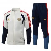 Tuta da Track di Giacca Bayern Monaco Bambino 2026-2027 Crema