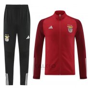 Tuta da Track di Giacca Benfica 2023-2024 Rosso