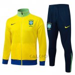 Tuta da Track di Giacca Brasile Bambino 2025-2026 Giallo