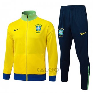 Tuta da Track di Giacca Brasile Bambino 2025-2026 Giallo