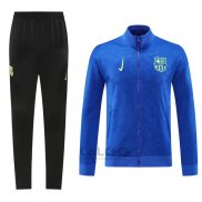 Tuta da Track di Giacca FC Barcellona 2024-2025 Blu
