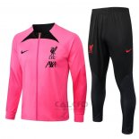 Tuta da Track di Giacca Liverpool 2022-2023 Rosa