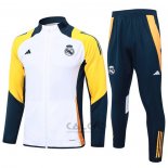 Tuta da Track di Giacca Real Madrid Bambino 2024-2025 Bianco