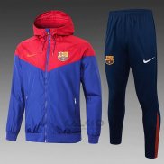 Tuta da Track di Giacca a Vento FC Barcellona 2024-2025 Blu